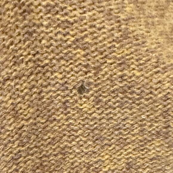 Anthropologie Meguro River Puff Sleeve Cardigan Mustard Yellow Wool Blend Large - Picture 8 of 8